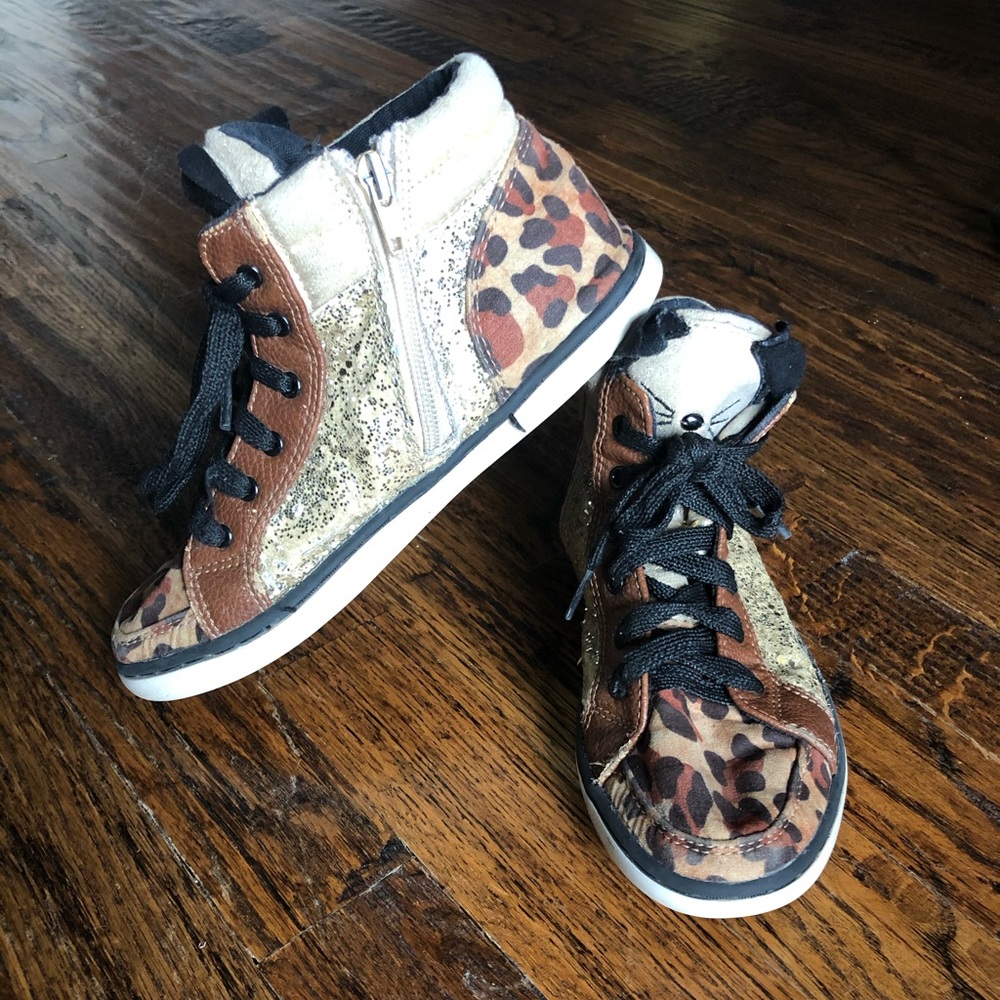 Justice Cat Leopard sneakers